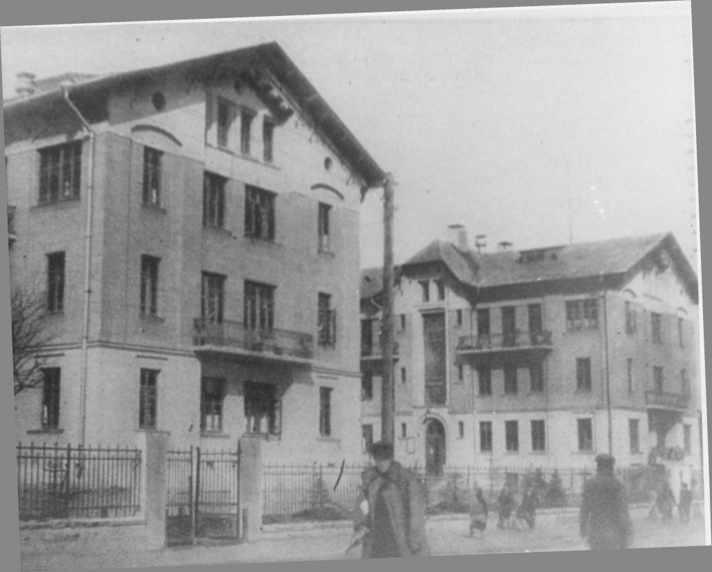 Вид новых многоквартирных домов для рабочих, Гомель 1930